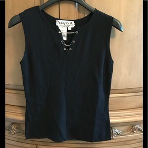 Joseph A. Black lightweight Sleeveless sweater M